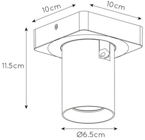 Spot LED dimabil NIGEL 1xGU10/5W/230V alb Lucide 09929/05/31