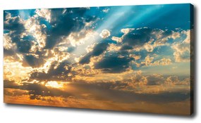 Tablou pe pânză canvas Apus de soare cer
