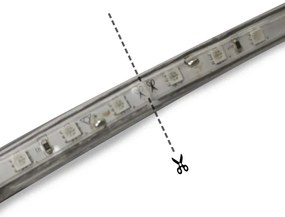 Aigostar - Bandă LED pentru exterior 50m LED/300W/230V albastru IP65