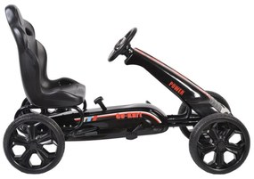 Kart cu pedale pentru copii NOVOKIDS® Olympic Kart PRO, 3-8 ani , Maxim 40 kg, 115 cm lungime, Carena, Structura metalica, Frana de mana, Functie