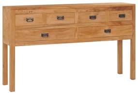 288897 vidaXL Servantă, 125 x 30 x 75 cm, lemn masiv de tec