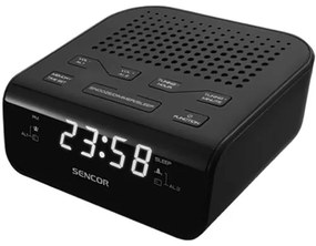 Radio-ceas cu alarmă Sencor SRC 136 B, negru