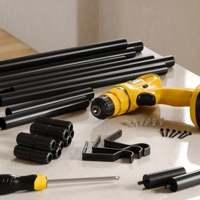 Galerie de perdea 163 - 325 cm extensibilă din oțel Zen – Umbra