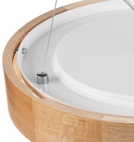 Lustră LED pe cablu Brilagi CARVALHO 2xE27/60W/230V stejar d. 37 cm