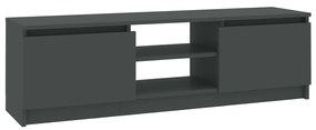 800569 vidaXL Comodă TV, gri, 120 x 30 x 35,5 cm, PAL