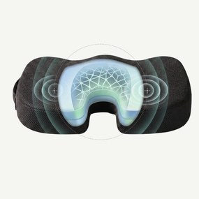 Perna ortopedica sezut memory foam, husa mesh 3D, ORTO COCCIS Mesh