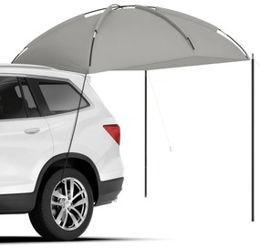 Outsunny Cort solare tonel barnum umbrar ajustabil în cupolă oțel poliester densitate mare 190T sac de transport inclus gri | Aosom Romania