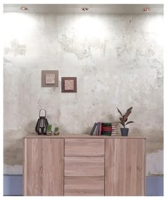 Comodă din lemn masiv de stejar cu 3 sertare Gazzda Fawn, lățime 180 cm