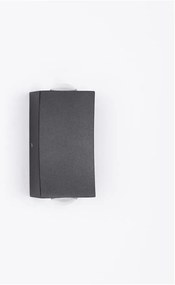Aplica LED pentru exterior design modern IP54 Dewei negru