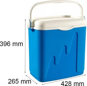 Geantă frigorifică Curver M 20L albastru-alb