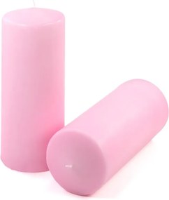Set de lumânări  25 cm, Ø 10 cm, roz, 4 buc