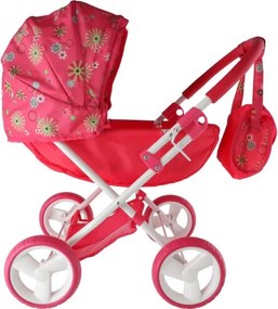 Cărucior pentru păpuși, roșu