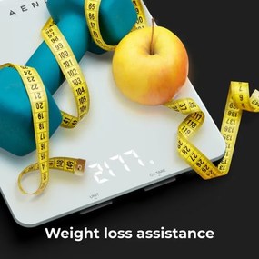 Cântar de bucătărie inteligent AENO 3xAAA Bluetooth