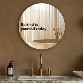 Autocolant pentru oglindă S26 – Be kind to yourself today.