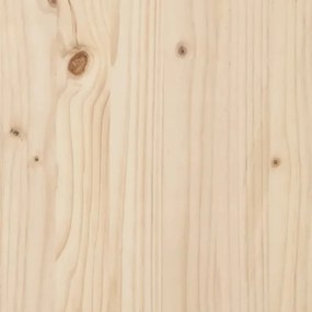 Cadru de pat UK Small Single, 75x190 cm, lemn masiv de pin Maro, 75 x 190 cm