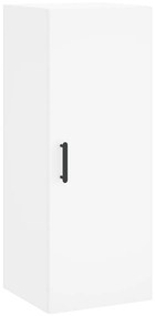 vidaXL Dulap montat pe perete, alb, 34,5x34x90 cm