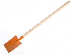 Cazma portocaliu cu mâner din metal/lemn 82 cm