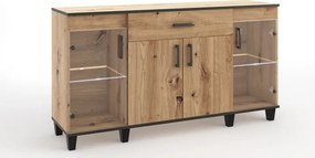 Comodă POLA 03 – 160x40x90 cm – Stejar Artisan