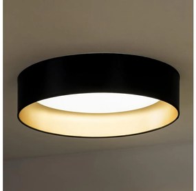 Plafonieră LED Duolla ROLLER LED/24W/230V d. 45 cm negru/auriu