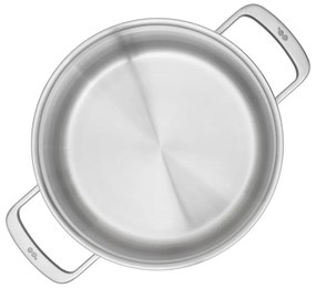 Cratiță cu capac din oțel inoxidabil 5,5 l adecvată pentru plita cu inducție Lucca 3.0 – FABINI