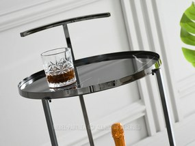 Măsuță de cafea Alfonzo (marmură neagră + negru). 1111551