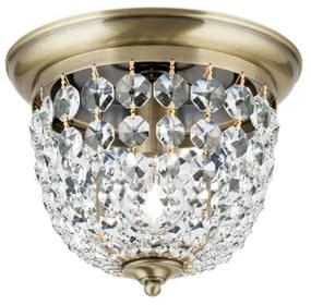 Plafonieră de cristal Orion DLU 1840/26 PLAFOND 1xE27/40W/230V d. 26 cm bronz