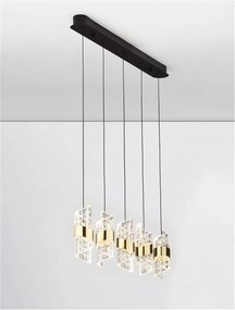 Lustra cu 5 pendule LED design modern Seneca