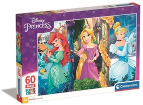 Prințesele Disney Puzzle maxi Clementoni, 60 de piese