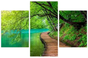 Tablou - Lacurile Plitvice (90x60 cm)