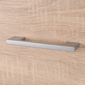 Comodă Miami cu 1 ușă și 4 sertare 80x92 cm stejar sonoma-stejar sonoma