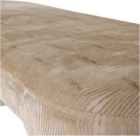 Bancă bej capitonată Jacob – WOOOD