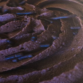Tablou - Cupcake din ciocolată (120x50 cm)