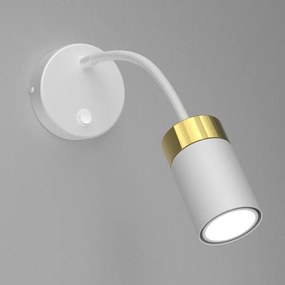 Lampă flexibilă JOKER 1xGU10/8W/230V alb/auriu