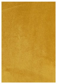 Canapea ocru din catifea pentru 2,5 persoane Rodeo Ochre Be Pure Home