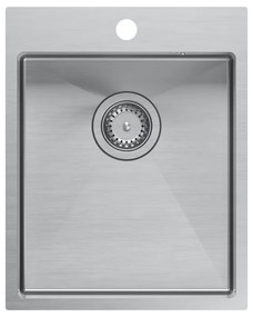 Chiuveta inox incastrata Quadron Unique Russel 90 crom periat 40x50 cm