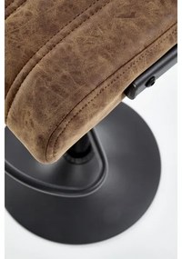 Scaun de bar 109x46 cm negru/maro