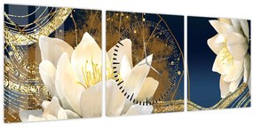 Tablou - Colaj (cu ceas) (90x30 cm)