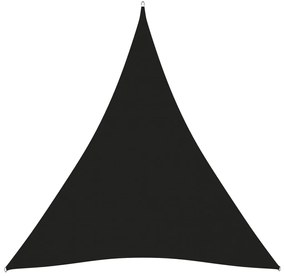 Parasolar, negru, 5x7x7 m, tesatura oxford, triunghiular