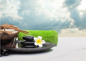 Tablou pe sticlă - Spa and relax (70x50 cm)