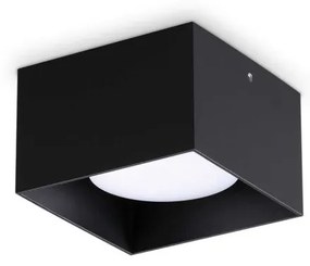 Spot aplicat Spike pl1 square negru