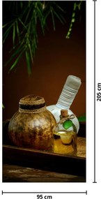 Fototapet pentru ușă - SPA ustensile (95x205cm)