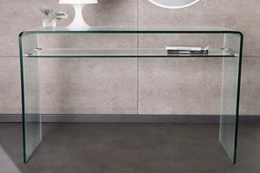 Consola moderna din sticla Fantome 100cm