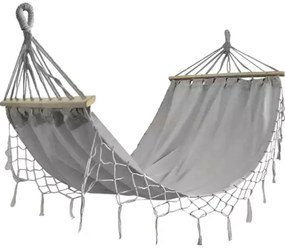 Hamac gri ZEPIRA 100 x 200 cm + geanta gratuita