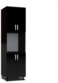 Soldat 60 cu 4 usi cu spatiu cuptor Zebra negru