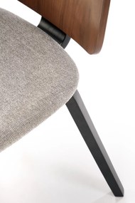 Scaun K563 nuc/gri/negru H81 cm