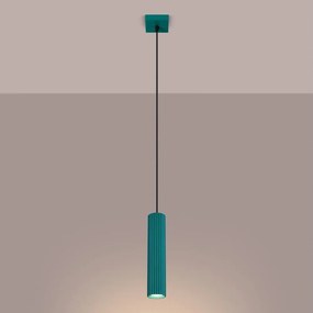 Brilagi - Lustră LED pe cablu CRESTO 1xGU10/10W/230V turcoaz