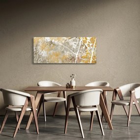 Tablou - Vintage perete cu flori (120x50 cm)