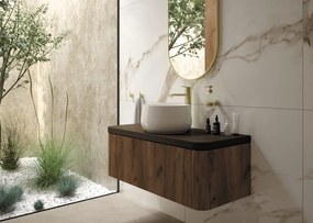 🛁 Cârlig unic ARNIKA, montare pe perete, finisaj auriu periat – Cod ADA_R111