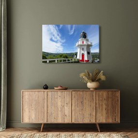 Tablou cu farurile Akaroa, Nooua Zeelanda (90x60 cm)