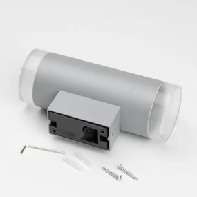 Aplică de exterior Brilagi MATERA 2xGU10/30W/230V gri IP54